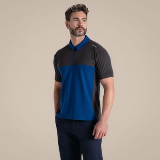 Craghoppers Heren Avro Nosilife Golf Poloshirt met korte mouwen (Donker ijzer)