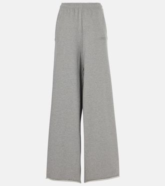 VETEMENTS Oversized cotton-blend jersey sweatpants