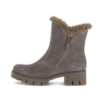 Gabor Schoenen, Dames, Grijs, 41 EU, Su&egrave;de, Sportieve enkellaars