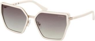 Guess Authentieke stijlvolle brillen met premiumkwaliteit - Dames - Zonnebrillen - Wit - 59 MM - Accessoires