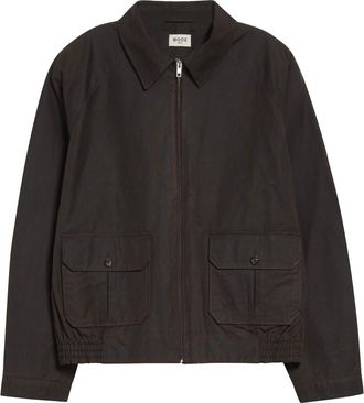 Bode Waxed Cotton Coachs Jacket in Brown at Nordstrom, Size X-Large