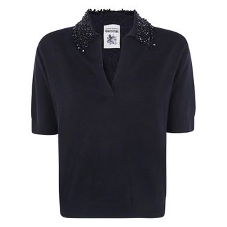 Semicouture V-neck Knitwear - Knitwear - Mujer - Negro - M