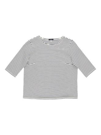 R13 striped T-shirt - White