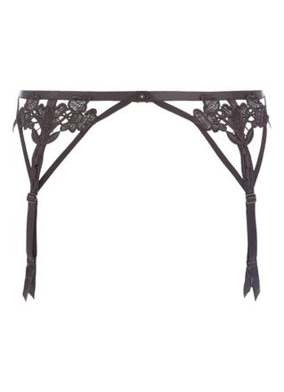 Bluebella Nova jarretels met bloemborduring