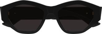 Bottega Veneta 53mm Geometric Sunglasses in Black at Nordstrom