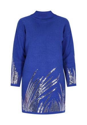 Faina jurk Dames blauw