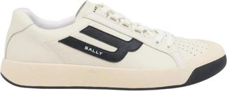 Bally Perforated Leather Sneakers - Heren - Sneakers - Beige - 42 EU - Leer - Schoenen