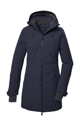Killtec Parka KILLTEC KOW 307 WMN PRK, Damen, Gr. 48, blau (navy), Oberstoff: 100% Polyester, Futter: 100% Polyamid, Wattierung: 100% Polyester (recycelt), Ja