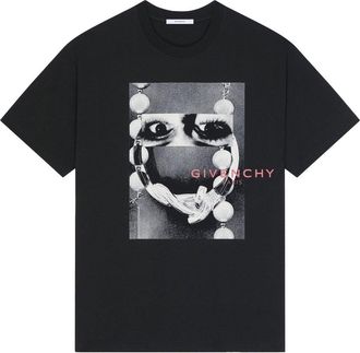 Givenchy GRAPHIC PRINT T SHIRT Size: XS, colour: BLACK