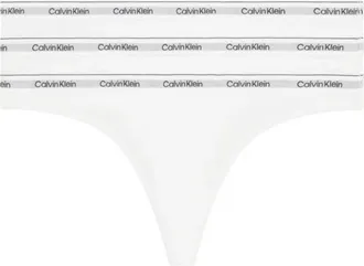 Calvin Klein Calvin klein logo-print 3 Pack Thong Xl