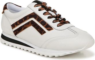 Franco Sarto Retro J2128L1-200 Sneaker WomenWhite Animal Print Shoes ZOGG3200