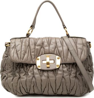 Miu Miu Pre-owned Miu Miu Matelasse Nappa Satchel Ladies C0OT24D8JYDWKGBY