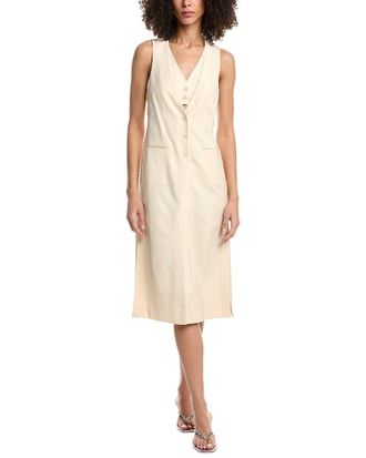 3.1 Phillip Lim Tailored Vest Wool-Blend Midi Dress