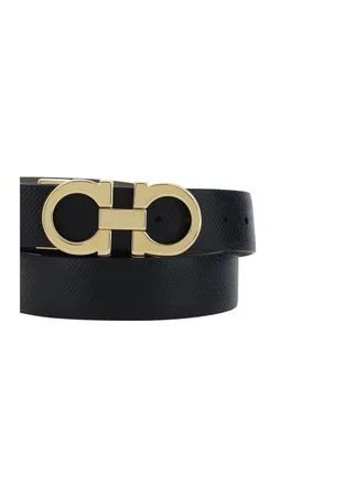 Ferragamo Reversible Leather Belt - Brown