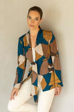 Mart Visser Hannah Print Blazer Petrol / Multi