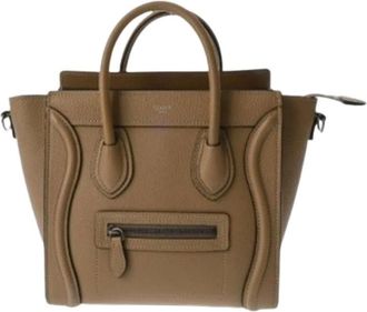 Celine Pre-owned Handbags, female, Brown, Size: ONE SIZE Pre-owned Vintage Handbag