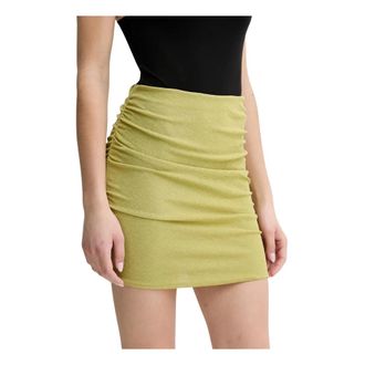 Nanushka Falda Mini Pamyla de Malla Drapada - Skirts - Mujer - Verde - S