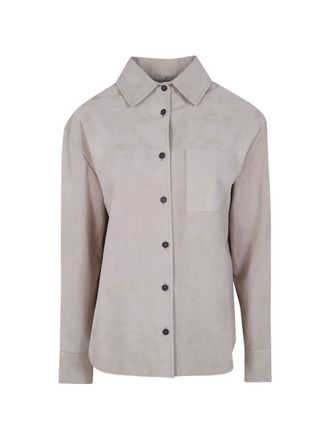 DRHOPE Classic Suede Overshirt