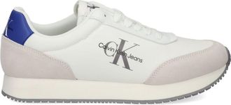 Calvin Klein Jeans Retro Runner sneakers - men - Cotton/Leather/Recycled Cotton/Fabric/Rubber - 43 - White