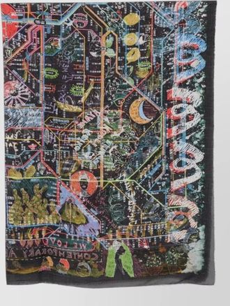Faliero Sarti cashmere modal printed scarf