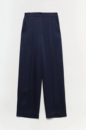 Jonathan Simkhai Womens Kyra Wide Leg Pant In Washed Indigo