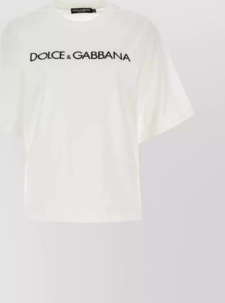 Dolce & Gabbana cotton logo print t-shirt