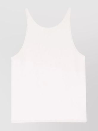 Max Mara knitted scoop neck sleeveless top