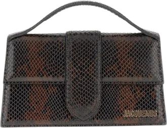 Jacquemus Le Grand Bambino - Dames - Handtassen - Bruin - ONE Size - Katoen - Tassen