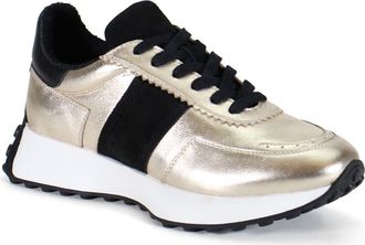 Diba KNOW IT ALL Comfort Casual Sneaker in Platino/black at Nordstrom, Size 9.5