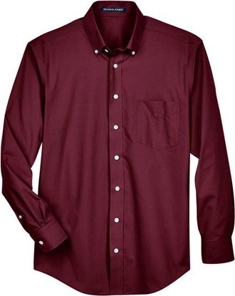 Devon & Jones Crown Collection Broadcloth Woven Dress Shirt