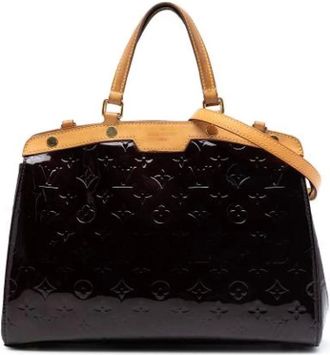 Louis Vuitton Pre-owned Brea MM - Dames - Pre-owned - Paars - Maat: ONE Size Leer