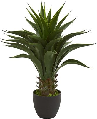 Nearly Natural 28In Agave Artificial Plant