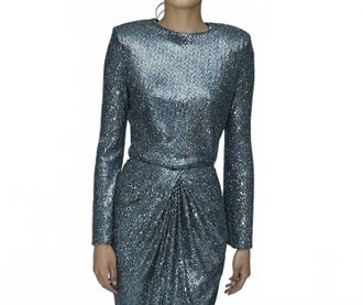 AIIFOS Lola Long Sleeve Top In Black Crystal