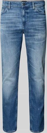 Boss Orange by Hugo Boss BOSS Orange Straight Fit Jeans aus Baumwoll-Mix Modell DELAWARE BO in Jeansblau, Größe 31/32