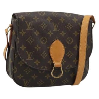 Louis Vuitton Pre-owned Saint Cloud Shoulder Bag - Dames - Pre-owned - Bruin - Maat: ONE Size Leer