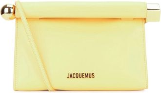 Jacquemus Le Sac Rond Carr&eacute; - Dames - Clutches - Geel - ONE Size - Tassen