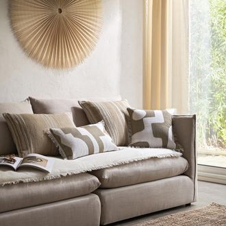 La Redoute Interieurs Zitmatras in gevlochten katoen, Panama