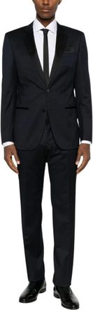 HUGO BOSS Kostuums, Heren, Blauw, M, Single Breasted Suit