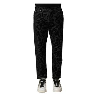 Dolce & Gabbana Heren, Jeans, Grijs, Maat: S Katoen