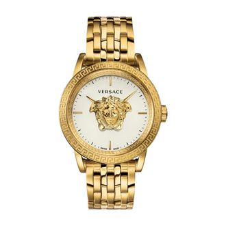 Versace Accessoires, Heren, Geel, ONE Size, Palazzo Horloge