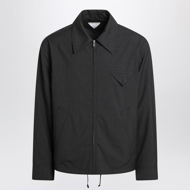 ジャケット・アウター BOTTEGA VENETA Bonded Wool Zip Up Jacket Bottega Veneta Black wool zip-up jacket from $1,690.00 - on Stylight