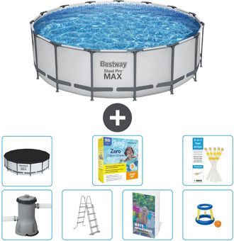 Bestway Piscina Bestway Steel Pro Max Redonda - 488x122 Cm - 8-piezas S529