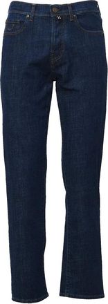 Jacob Cohen Edo Rechte jeans - Heren - Jeans - Blauw - Maat: W40 Katoen