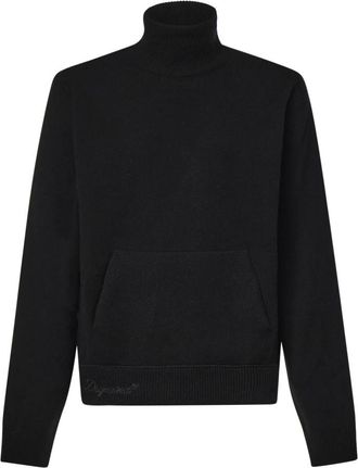 Dsquared2 Wool Pullover - Heren - Coltruien - Zwart - S - Wol - Truien & Vesten