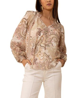 Hale Bob Silk-Blend Mallory Blouse