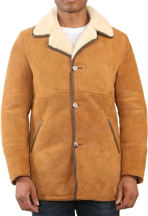 TruClothing Shearling Sheepskin Car Coat