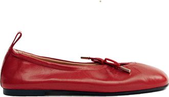 Alohas Rosalind Red Leather Ballet Flats S100303.05