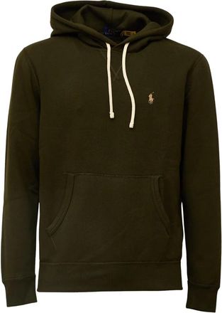 Polo Ralph Lauren De RL Fleece Hoodie - Heren - Hoodies - Groen - 2XL - Katoen - Hoodies & sweatvesten