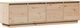vidaXL Tv Cabinet 156x37x45 cm Solid Wood Pine Vidaxl