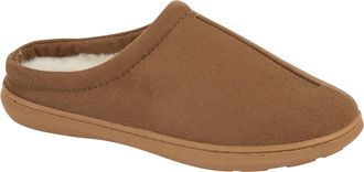 Jo & Joe Mens Lightweight Warm Lined Comfort Slip on Mule Slipper Available in Sizes 7-12 (Oakley Cognac, UK Footwear Size System, Adult, Men, Numeric, Medium,